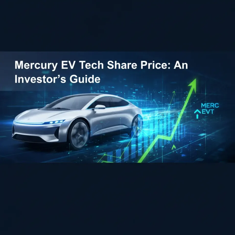 mercury ev tech share price