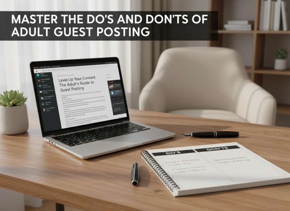 Master the Do's and Don'ts of Adult Guest Posting
