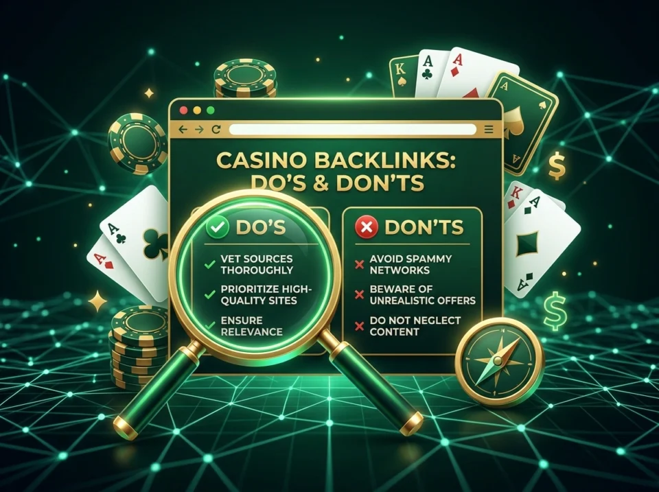 How to Safely Buy Casino Backlinks: Do's and Don'ts