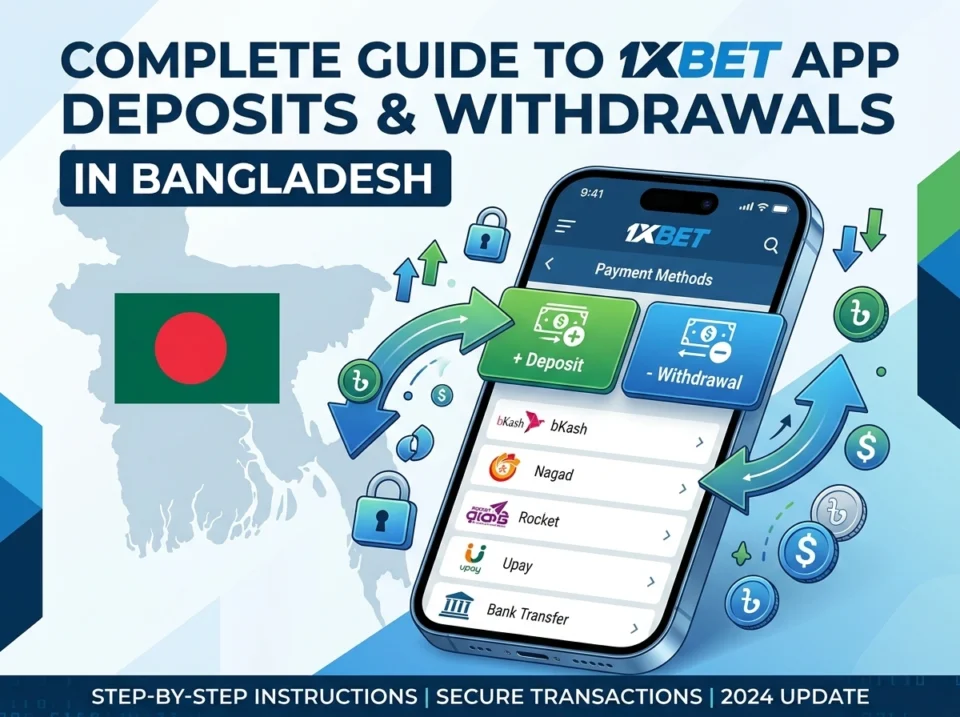 Complete Guide to 1xbet App Deposits and Withdrawals in Bangladesh