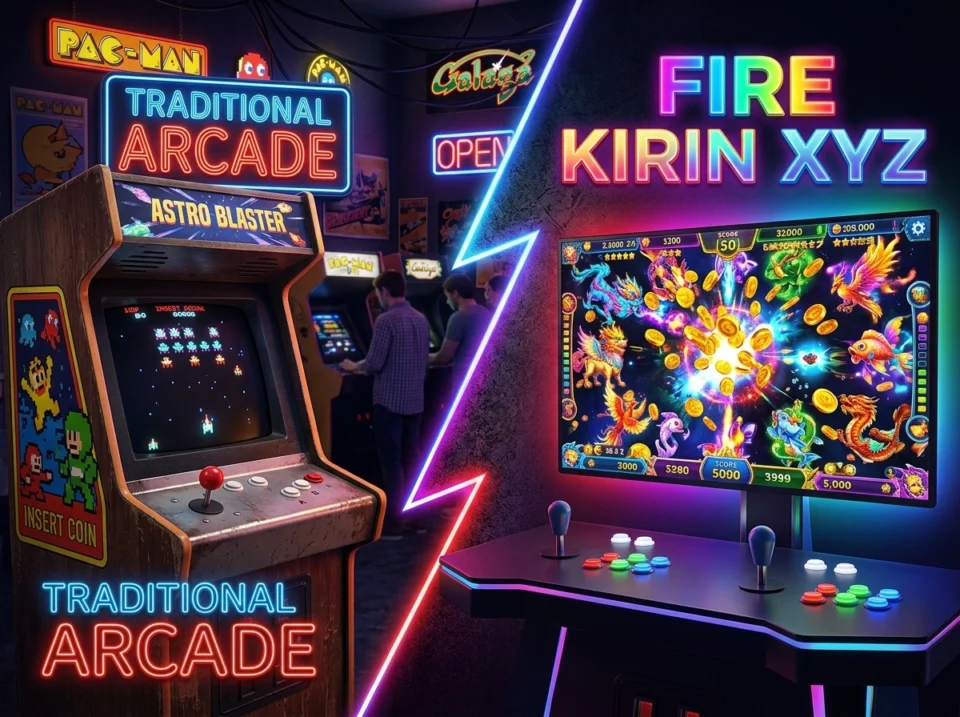 Fire Kirin XYZ vs. Traditional Arcade Games: What's the Difference?