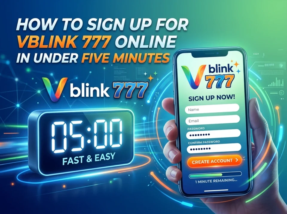 How to Sign Up for Vblink 777 Online in Under Five Minutes