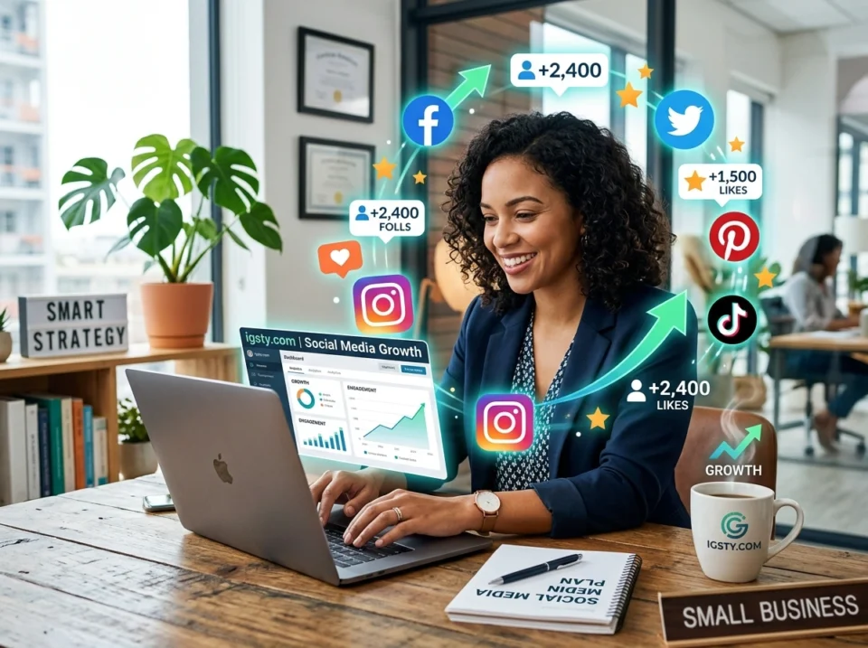 A Small Business Owner's Guide to Social Media Growth Through igsty.com