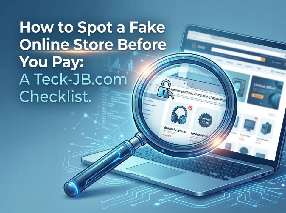 How to Spot a Fake Online Store Before You Pay: A Teck-JB.com Checklist