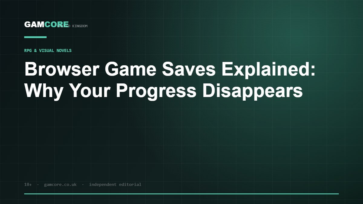 Browser Game Saves Explained: Why Your Progress Disappears