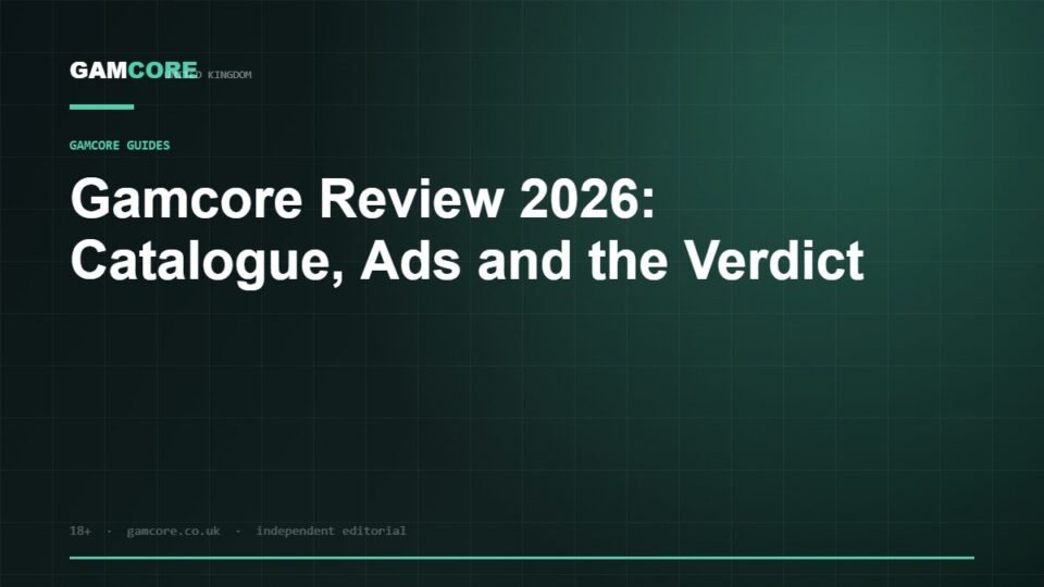 Gamcore Review 2026: Catalogue, Ads and the Verdict — Gamcore UK