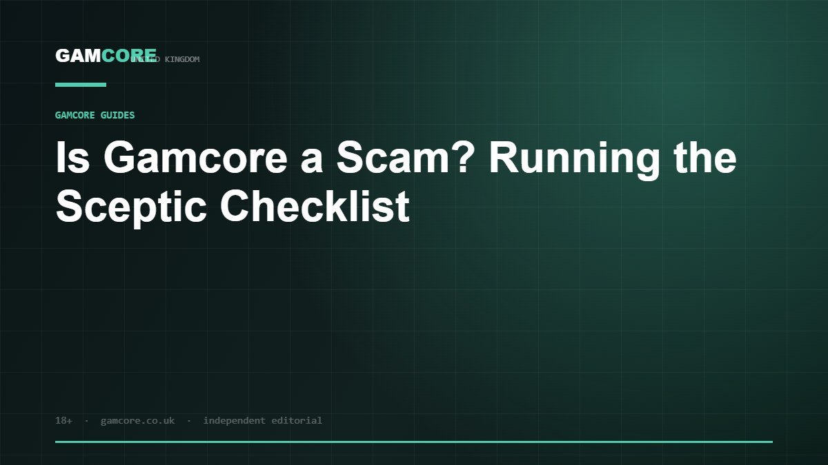 Is Gamcore a Scam? Running the Sceptic Checklist