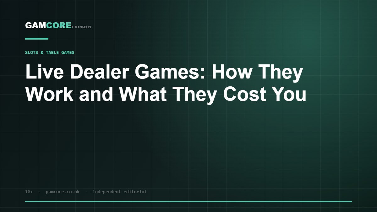 Live Dealer Games: How They Work and What They Cost You
