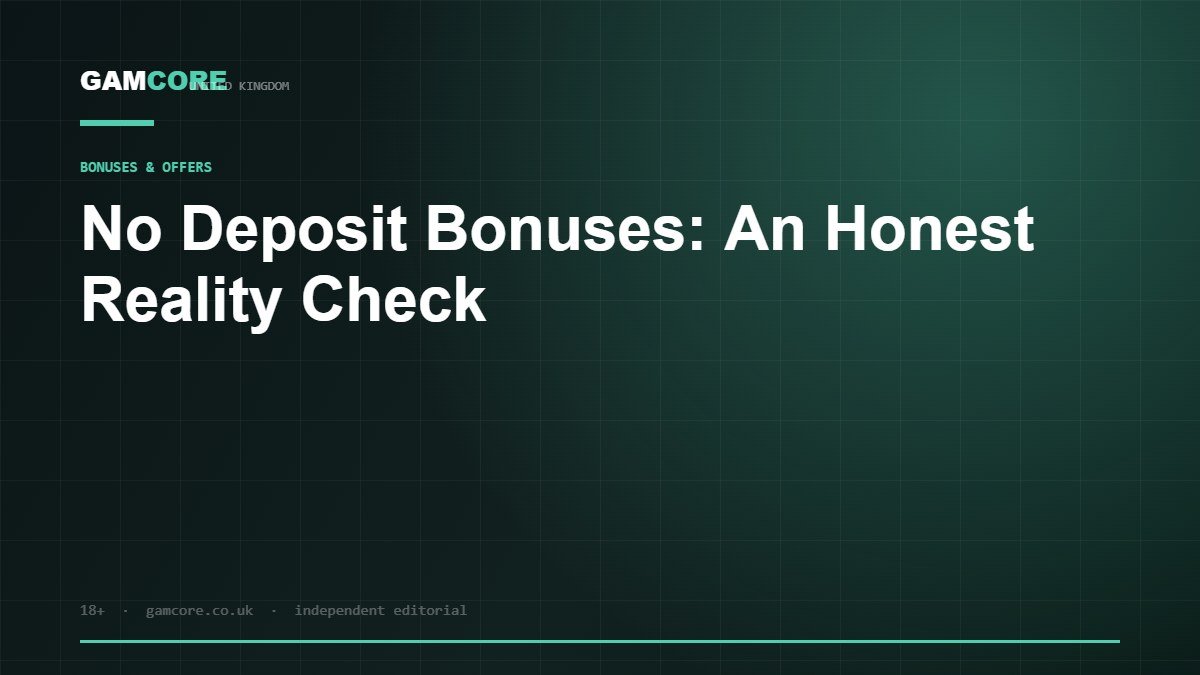 No Deposit Bonuses: An Honest Reality Check